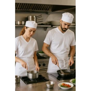 Profesyonel Bel Önlüğü Mutfak Personeli Olea Belden Önlük İçin