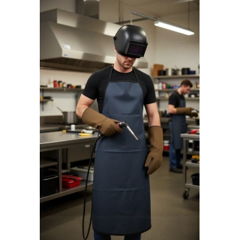 PVC Askılı Önluk Gıda Hijyen Is Guvenligi 3000 Önlük Muşamba Geçirmez Temizlik Sanayi