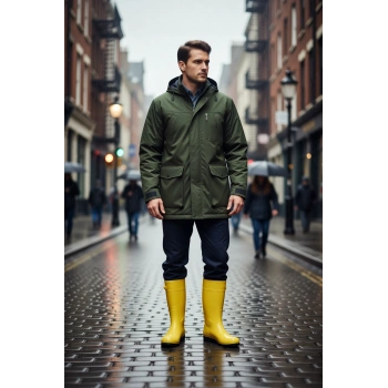 PVC Lastik Çizme Bot Yağmur Botu 218 Gezer