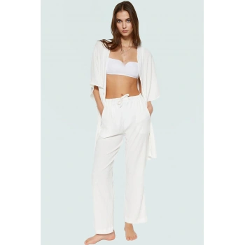 Rahat Polyester Kimono Pantolon Plaj ve Günlük Kullanım Özel Tasarım