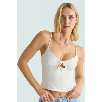 Rahat ve Şık Finike Dokuma Bluz Polyester Elastan Karışımı Modern Stil Özel Tasarım