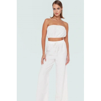 Rahat ve Şık Viskoz Polyester Bluz Pantolon Takım Yaz İçin İdeal Mükemmel Uyum