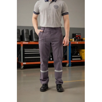 Reflektifli Pamuk Gabardin Is Pantolonu Nova Yazlık İş Sıcak Havalarda Hafif Fonksiyonel