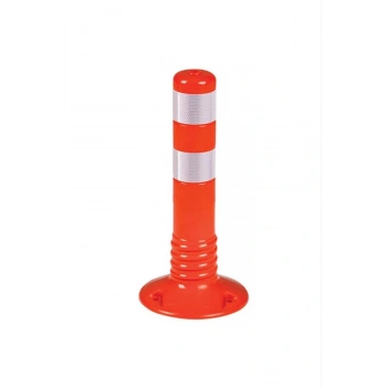 Reflektörlü Trafik Güvenlik Dikmesi Ut2502 Şerit Ayırıcı Esnek Delinatör Tip Yapılı