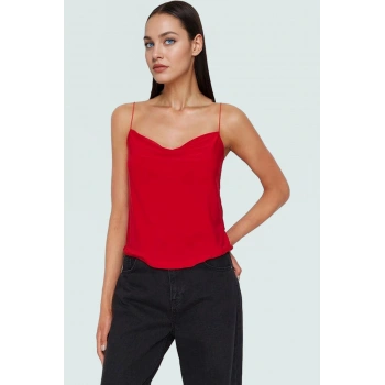 Regular Kalıp Kolsuz Polyester Bluz Günlük Kullanım İçin Mükemmel Seçim Özenle Seçilmiş