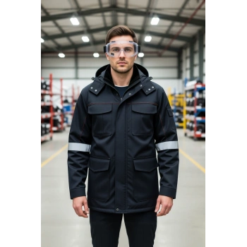 Şeffaf Gözlük Koruyucu İş Güvenliği Gözlüğü 024a Starline Tam Kapalı Koruma