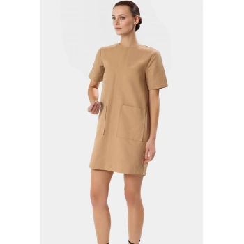 Şık Mini Gabardin Elbise Pamuklu Kumaş Günlük Kullanım Özenle Seçilmiş Seçkin Malzeme