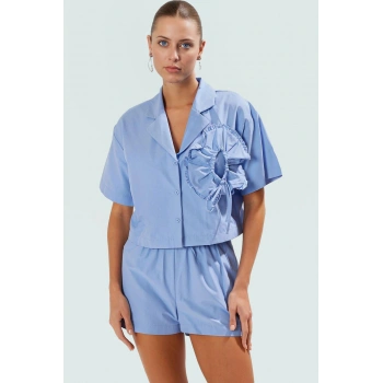 Şık Pamuklu Yazlık Gömlek Şort Takım Plaj için İdeal Görünüm Premium Kalite Modern Stil