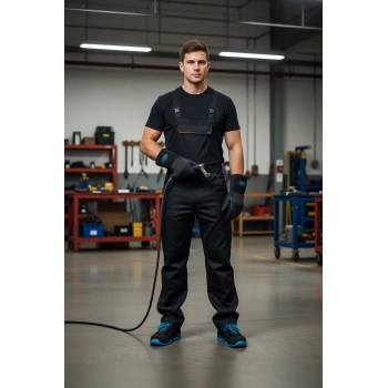 Sixton Peak SiyahTurkuaz İş Güvenliği Ayakkabısı 91328 Ritmo Cuban Çelik Burunlu Esd