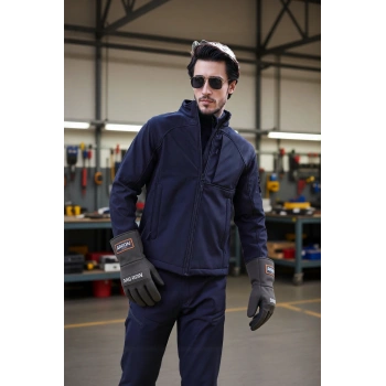 Softshell Erkek Mont Rüzgar Geçirmez Fy81 Fiyort Logan Korumalı Ceket