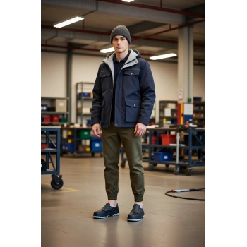 Su Geçirmez Cilt Deri İş Ayakkabısı 096 EN ISO 20345 Mekap Bora Suya Çelik Burunlu