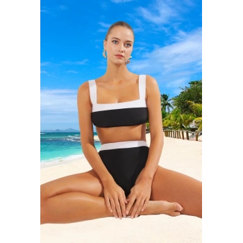 Tasarım Bikini Takımı Hızlı Kuruyan Premium Kalite Esnek Kumaş Su Sporları İçin