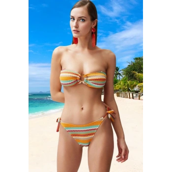 Tasarım Bikini Takımı Plaj Ve Havuz İçin Şık Detaylı Yüksek Konfor Özel