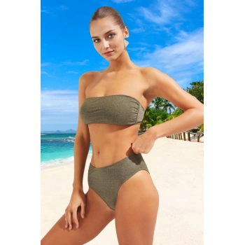 Tasarım Bikini Takımı Şık Detaylı Hızlı Kuruyan Klora Dayanıklı Özel