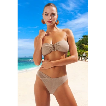 Tasarım Bikini Takımı Su Sporları İçin Esnek Kumaş Yüksek Konfor Şık Detaylı Yaz Koleksiyonu