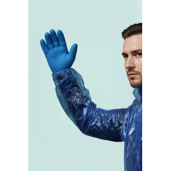 Tek Kullanmılık Kol Koruyucuları Hijyenik Şirket Giysisi 100 Kullanımlık Paket Ürünler