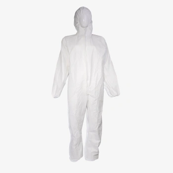 Tek Kullanımlık 55gr. Laminasyonlu Beyaz Tulum Boya Kimya Tamirat İşlerinde