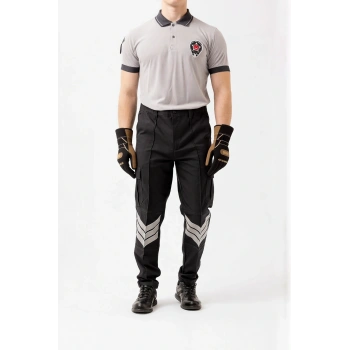 Unisex Güvenlik Pantolonu Yansıtıcı Detay Münih Görevlisi