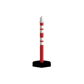 Ut6003 Dubalı Uyarı Dikmesi 60x1200 Mm, Mıcır Tabanlı, Reflektif, Trafik Güvenlik Bariyeri
