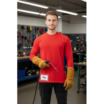 Uzun Kollu Penye Tshirt Is Gvenligi ve Konfor Padus Basic shirt Şıklığın Konforun Buluşma Noktası