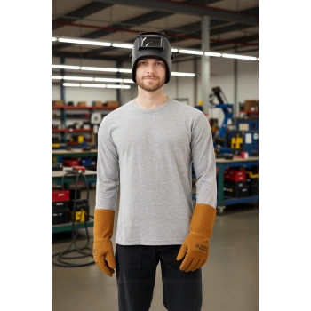 Uzun Kollu Tshirt 50 Pamuk Polyester Gaura Basic shirt Rahat Şık Tasarım Günlük Kombinler