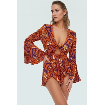 Yazlık Bluz Şort Takım Shally Dokuma V Yaka Uzun Kollu Premium Kalite Modern Stil