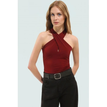 Yazlık Kolsuz Bluz Nefes Alan Sandy Kumaş Fitted Kesim Mükemmel Uyum Seçkin Malzeme