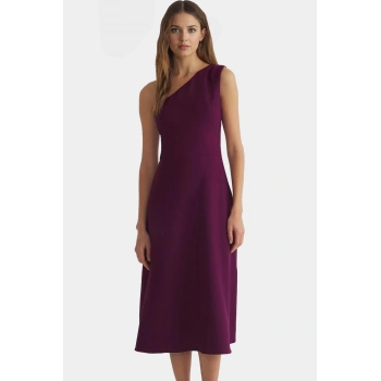 Yazlık Kolsuz Midi Elbise Nefes Alan Dokuma Kumaş Skater Kalıp Günlük Kullanım İçin