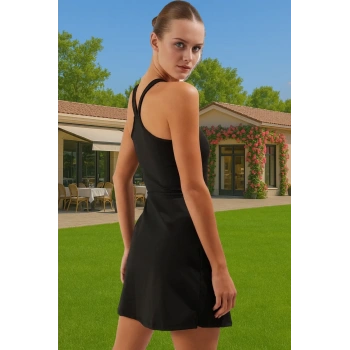 Yazlık Mini Spor Elbise Nefes Alan Polyester Elastan Kumaşlı Kaliteli İşçilik Zarifane Tasarım