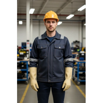 Yüksek Gerilim Elektrikçi Eldiveni 10 KV Izolasyonlu ISG Onaylı CE EN 60903 İzole Eldiven Catu