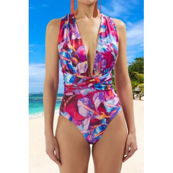 Yüzme Kıyafeti Tasarım Mayo Şık Detaylı Mayosu Hızlı Kuruyan Özel Deniz