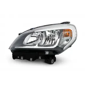 Ayfar 505311 Doblo 2015 Sonrası Sol Far Motorlu Krom Çerçeveli