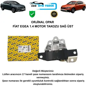 OPAR 51983866 Fiat Egea 1.4 Sağ Üst Motor Takozu
