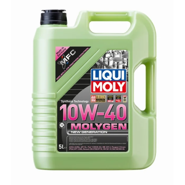 Liqui Moly Molygen New Generation 10w40 Motor Yağı 5 Litre LM 9951 (Üretim Yılı: 2025)
