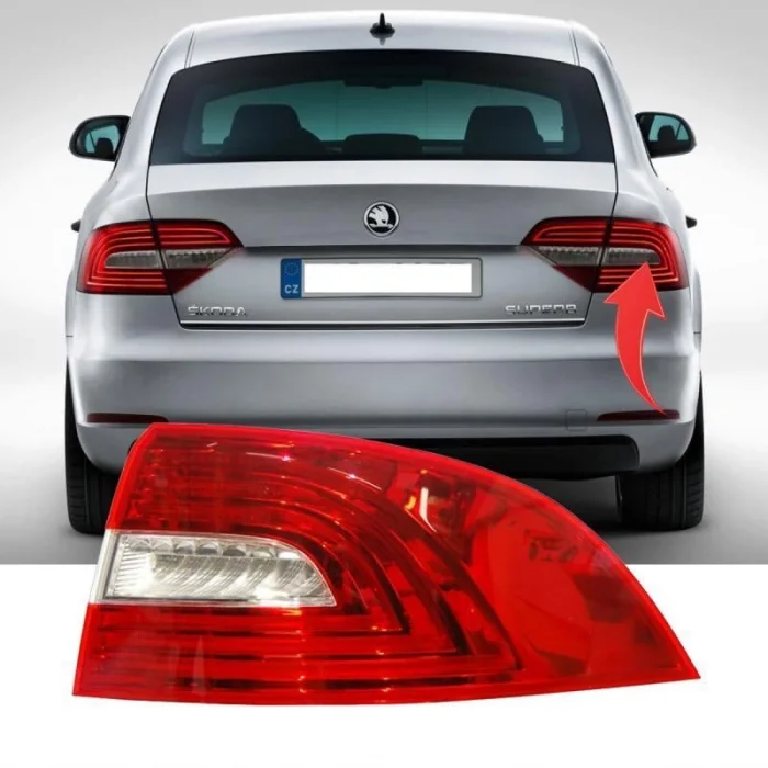 Arteb 3T5945096A Skoda Superb Sağ Dış Led Stop 2013 > 2015