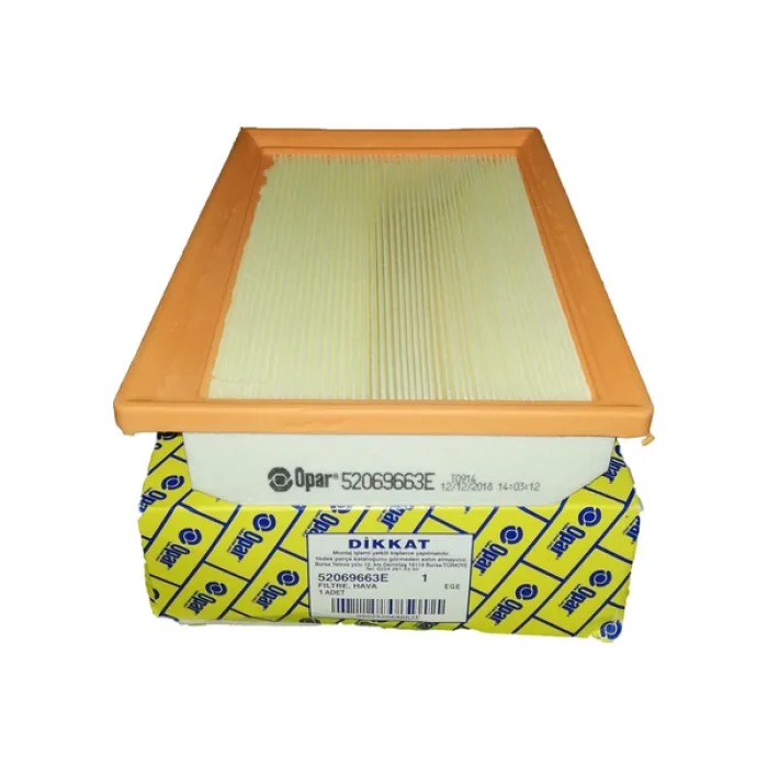 EGEA 1.3-1.6 MJET 1.6 E-Torq BENZİN HAVA FİLTRESİ OPAR 52069663E