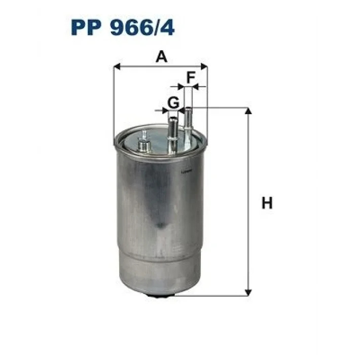 Filtron PP 966.4 | Mazot Filtresi Fiat Ducato 2.0 2.3 JTD
