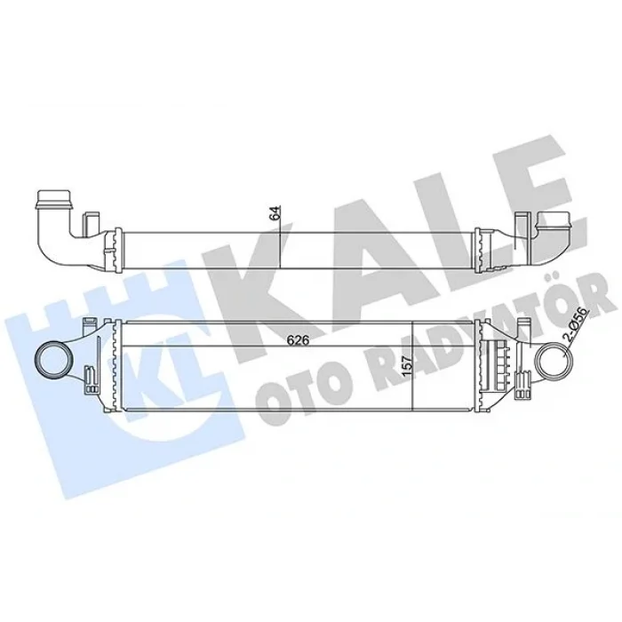 Kale 352020 İnercool TURBOSARJ RADYATORU MERCEDES W176 W246 C117 X117 X156