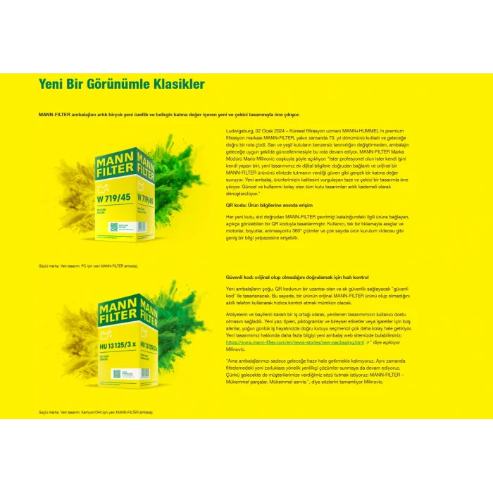 Mann C24036 Hava Filtresi 1.5 BlueHdi Citroen Opel Peugeot Fiat Toyota