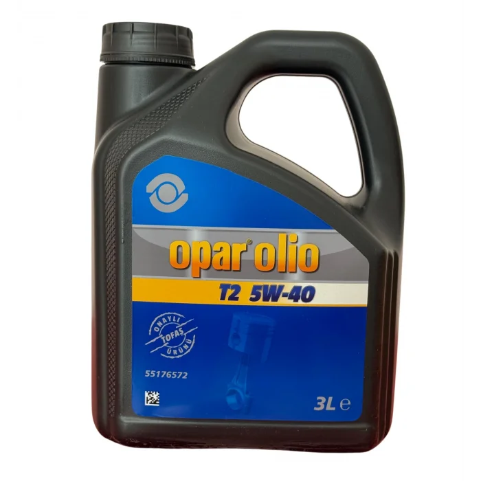 OPAR OLIO T2 5W40 3 LİTRE MOTOR YAĞI 55176572