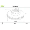 VALEO 496086 Ön Fren Disk Takım | Fiat Linea | Doblo | Bravo | Stılo