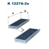 Filtron K1227A-2X Polen Filtresi Karbonlu Proace City>Yeni Doblo