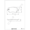 KALE 23973-174-04-ANS | Ön Fren Balatası Renault Clio Symbol Modus 2004-2014