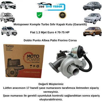 Motopower OPL1000 Turbo Fiat 1.3 Mjet Euro 4 70-75 HP | Doblo Punto Albea Palio Fiorino Corsa