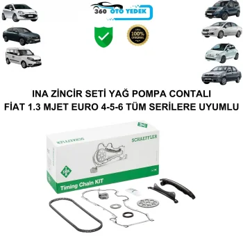 INA 559181741 Zincir Seti Fiat 1.3 Mjet Euro 4-5-6 Tüm Serilere Uyumlu