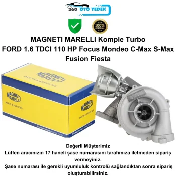 MAGNETI MARELLI 359004200360 Turbo Ford 1.6 TDCI Focus Mondeo C-Max S-Max Fusion Fiesta