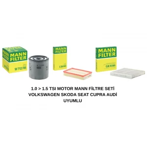 Mann Filtre Seti 1.0 > 1.5 TSI Uyumlu