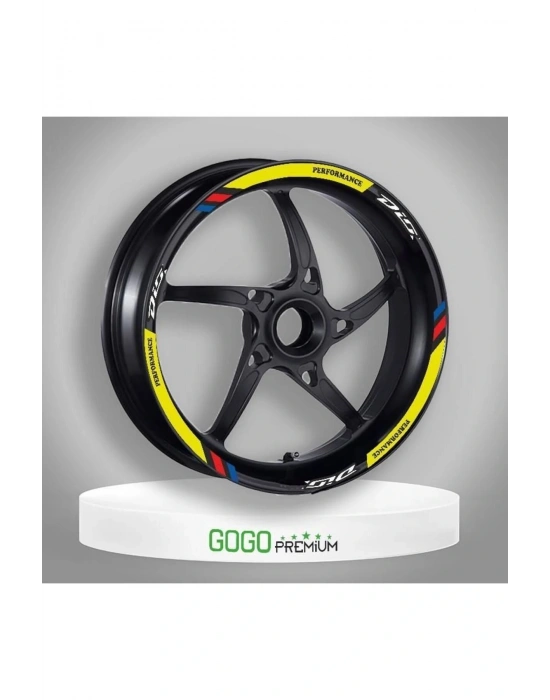 Honda Forza Uyumlu M Power Sarı 1 Set Jant Şeridi