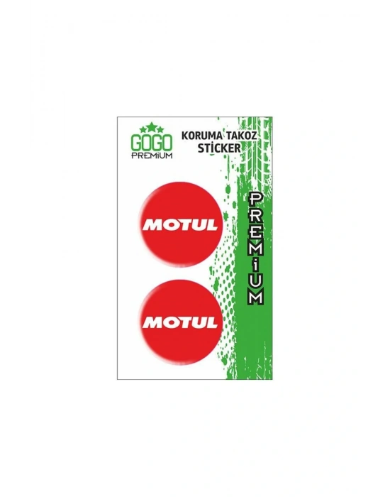 Honda Pcx Uyumlu İkili Koruma Takozu Kırmızı Damla Sticker 2 Adet