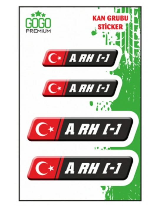 Kan Grubu Sticker Ab Rh Uyumlu